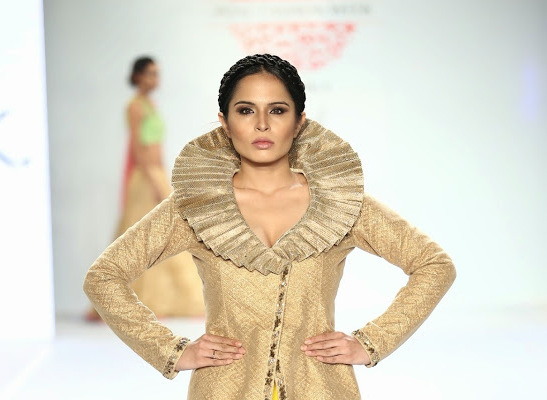 Model showcasing Designer Anjali Khushlani on the Final day