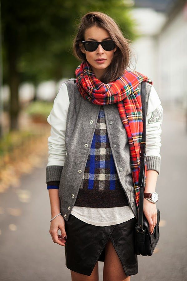 streetstyle-checkered-scarf