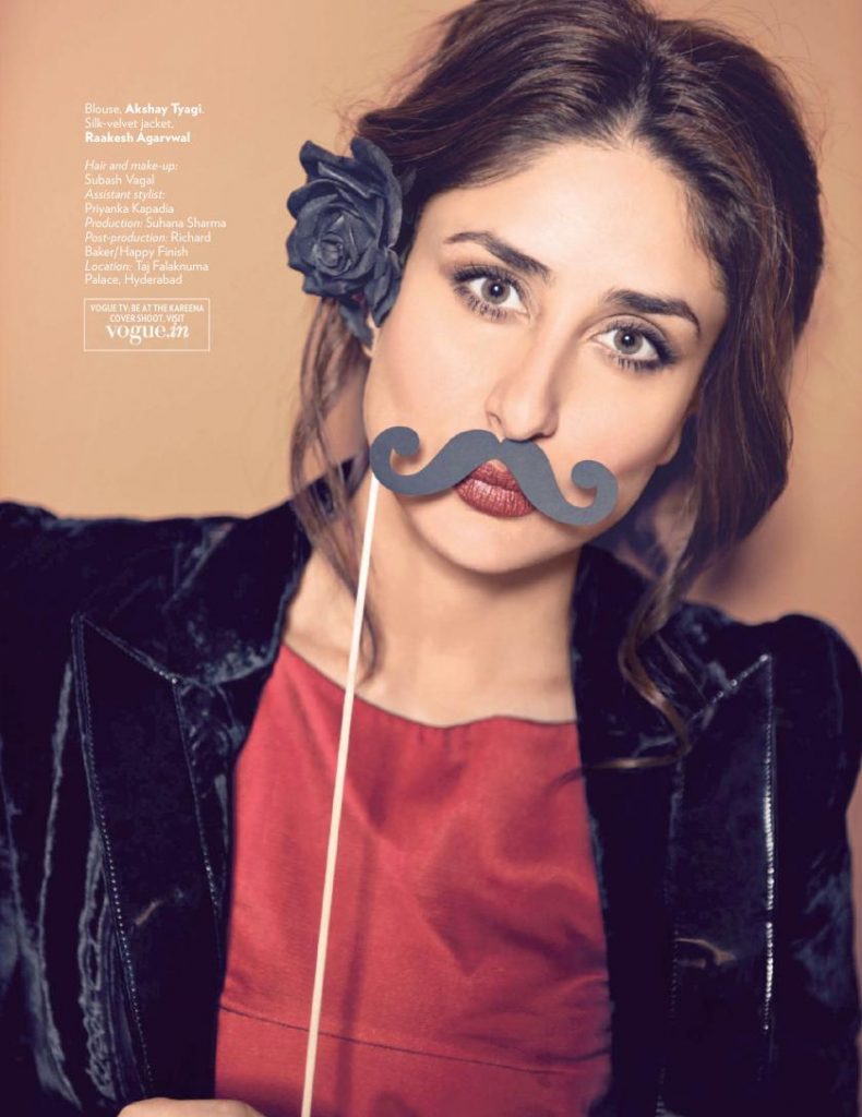 Our very own Bebo owns the natural brow look. Photo: Vogue India
