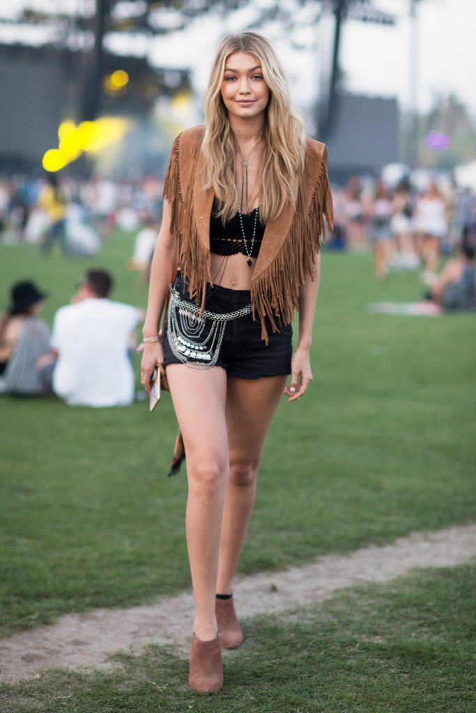 Supermodel Gigi Hadid is seen sporting fringe the right way.
