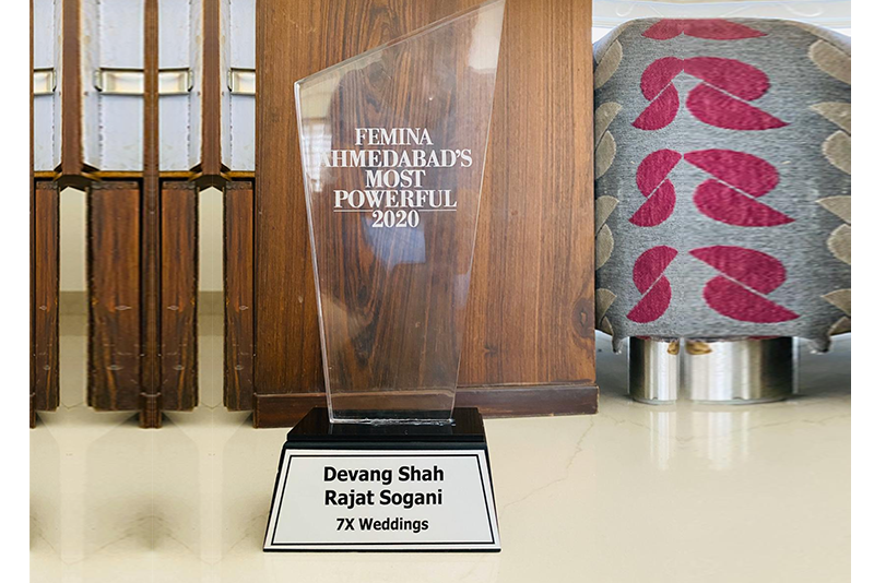 7x Wedding Planner in Ahmedabad. Banner for Ring Ceremony